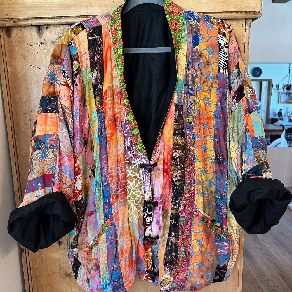 Multicolor Patchwork Jacket - image 1